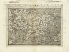 Asia Map By Giovanni Antonio Magini