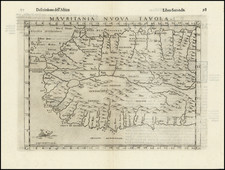 Mauritania Nuova Tavola By Girolamo Ruscelli