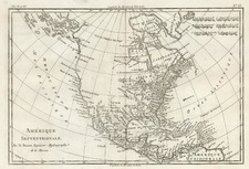 North America Map By Rigobert Bonne