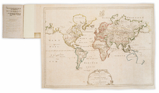 World and Natural History & Science Map By Eberhard August Wilhelm von Zimmermann