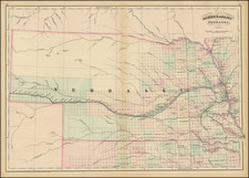 Nebraska Map By Asher  &  Adams