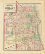 Chicago Map By O.W. Gray