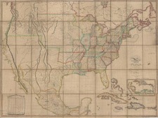 United States Map By John Melish