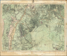 New Mexico Map By George M. Wheeler