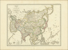 Asia Map By Adrien-Hubert Brué