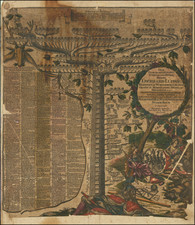 Curiosities Map By Matthaus Seutter