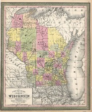 Midwest Map By Thomas, Cowperthwait & Co.