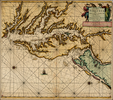 Mid-Atlantic and Southeast Map By Johannes Van Keulen