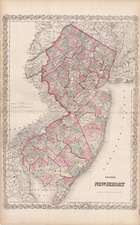 Mid-Atlantic Map By G.W.  & C.B. Colton