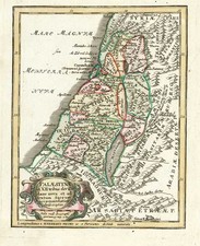 Asia and Holy Land Map By Adam Friedrich Zurner / Johann Christoph Weigel