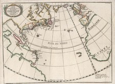 World, Atlantic Ocean, United States, North America and Caribbean Map By I.A. Schanaebel / George Bickham