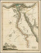 Africa and North Africa Map By John Thomson