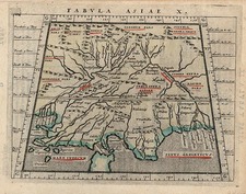 Asia, India and Central Asia & Caucasus Map By Giovanni Antonio Magini