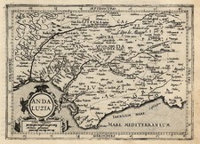 Europe and Spain Map By Jodocus Hondius - Michael Mercator