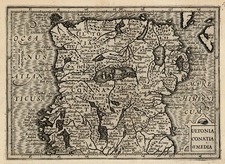 Europe and British Isles Map By Jodocus Hondius - Michael Mercator