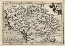 Europe and France Map By Jodocus Hondius - Michael Mercator