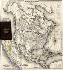 North America and California Map By J. Calvin Smith