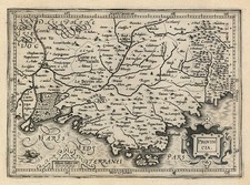 Europe and France Map By Jodocus Hondius - Michael Mercator