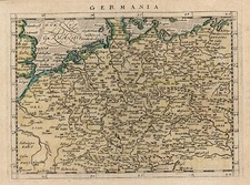 Europe, Netherlands, Baltic Countries and Germany Map By Giovanni Antonio Magini