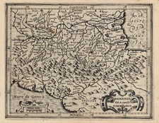 Europe and Italy Map By Jodocus Hondius - Michael Mercator
