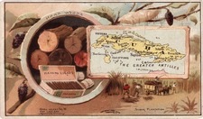 Caribbean Map By Arbuckle Brothers Coffee Co.