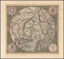 World, World, Polar Maps and Alaska Map By Gerard Mercator