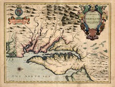 Mid-Atlantic and Southeast Map By John Speed