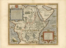 Africa, Africa, North Africa, East Africa and West Africa Map By Abraham Ortelius