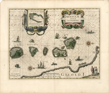 Asia and Southeast Asia Map By Willem Janszoon Blaeu