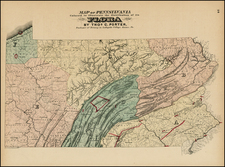 Mid-Atlantic Map By Gray  &  Henry Francis Walling