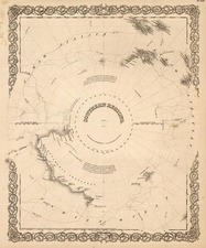 World, World and Polar Maps Map By Joseph Hutchins Colton