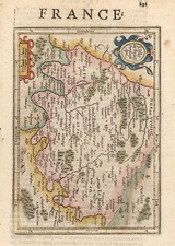 Europe and France Map By Henricus Hondius - Gerhard Mercator