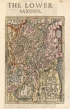 Europe and Germany Map By Henricus Hondius - Gerhard Mercator