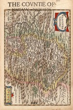 Germany Map By Henricus Hondius - Gerhard Mercator