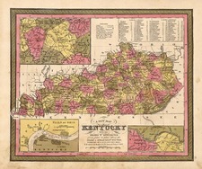 South Map By Samuel Augustus Mitchell