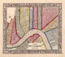 South Map By Samuel Augustus Mitchell Jr.