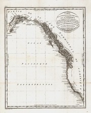 Alaska, California and Canada Map By George Vancouver