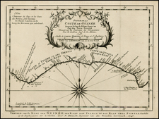 Africa and West Africa Map By Jacques Nicolas Bellin / Jn. Schley