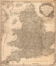 Europe and British Isles Map By Thomas Jefferys