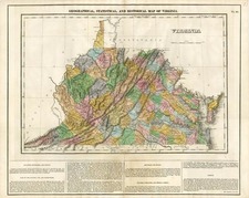 Mid-Atlantic and Southeast Map By Henry Charles Carey  &  Isaac Lea