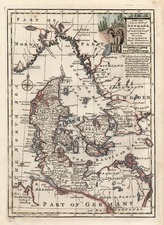 Europe and Scandinavia Map By Emanuel Bowen