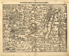 Europe, Netherlands and Germany Map By Sebastian Munster