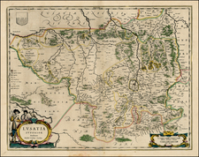 Germany Map By Willem Janszoon Blaeu