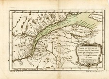 Canada Map By Jacques Nicolas Bellin