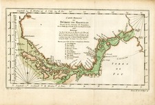 South America Map By Jacques Nicolas Bellin