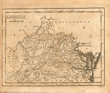 Mid-Atlantic and Southeast Map By Mathew Carey