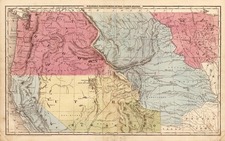 Plains, Rocky Mountains and California Map By Sherman & Smith