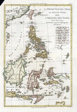 Asia, China, Southeast Asia and Philippines Map By Rigobert Bonne