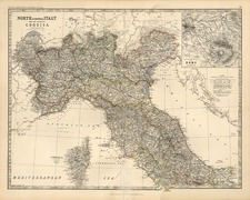 Europe, Italy and Balearic Islands Map By W. & A.K. Johnston