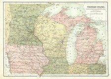 Midwest Map By Adam & Charles Black